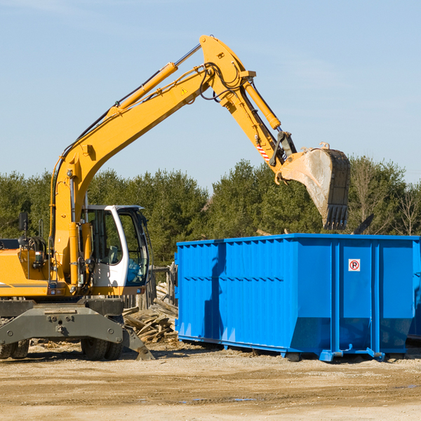 is there a minimum or maximum amount of waste i can put in a residential dumpster in West Nantmeal